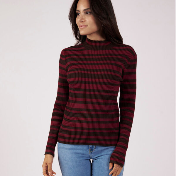 Polo Mujer Chandra Borgoña