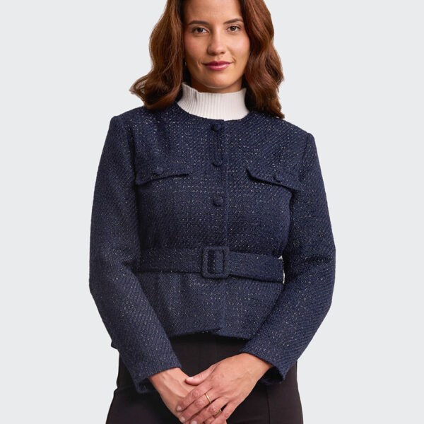 Blazer Mujer Tina Azul Mora