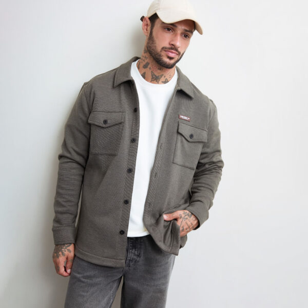 Camisa Hombre Samir Verde Militar