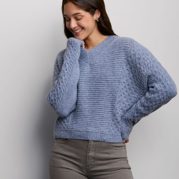 Chompa Mujer Yesli Acero Denim