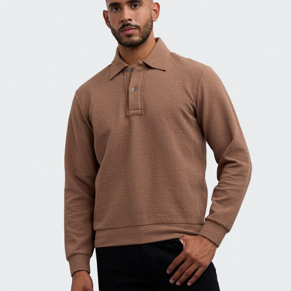 Polera Hombre Aaron Marron Cocoa