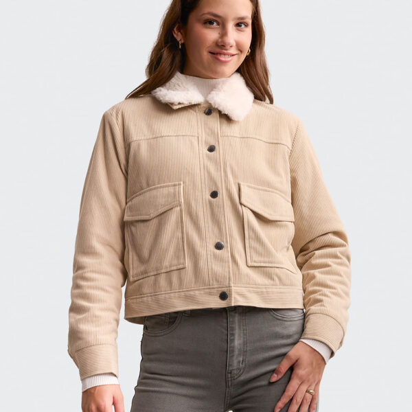 Casaca Mujer Diana Beige Arena