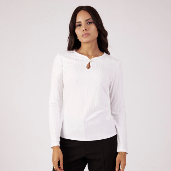 Polo Mujer Braulia Blanco Optico