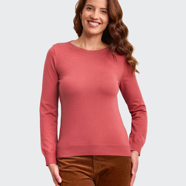 Chompa Mujer Namora Rosa Desierto