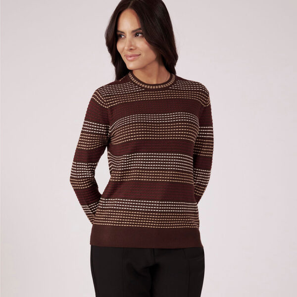 Chompa Mujer Milenka Marron Chocolate