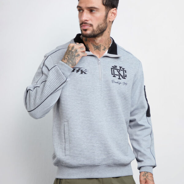 Polera Hombre State Gris Melange