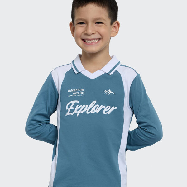 Polo Niño Omar Verde Slate