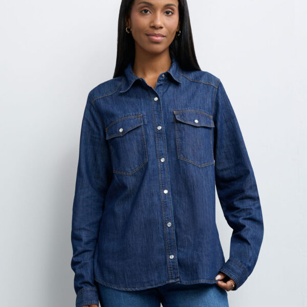 Blusa Mujer Monik Dark Wash