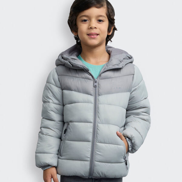 Casaca Niño Billy Gris Cemento