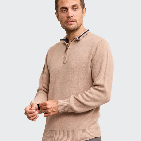 Chompa Hombre Thiago Beige Melange