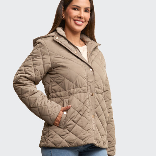 Casaca Mujer Croacia Verde Militar
