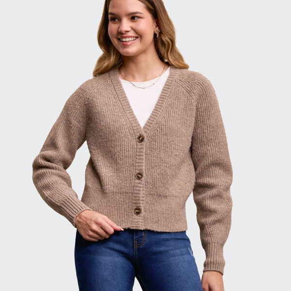 Chompa Mujer Ayra Marron Roble