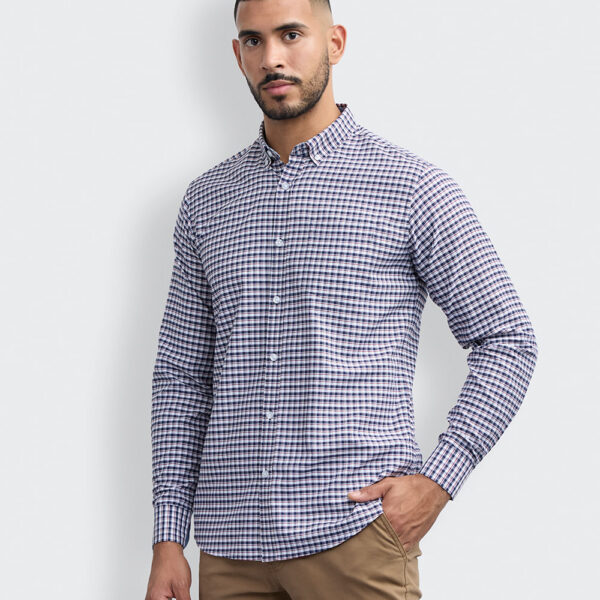 Camisa Hombre Piedro Azul Dutty