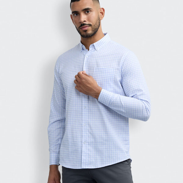 Camisa Hombre Piedro Celeste Lavanda