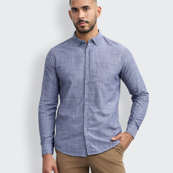 Camisa Hombre Paolo Azul Imperial