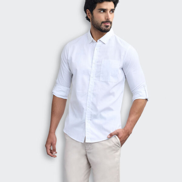 Camisa Hombre Leonardo Blanco Optico