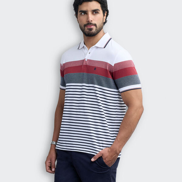 Polo Cuello Camisa Hombre Saylor Blanco Optico