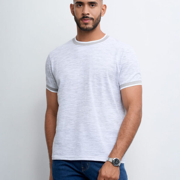 Polo Hombre Tom Grey Fit Poly Htr