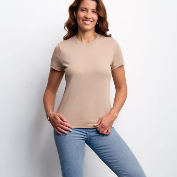 Polo Mujer Isaura Beige Oscuro