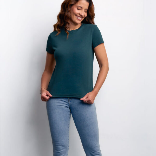 Polo Mujer Isaura Verde Botella