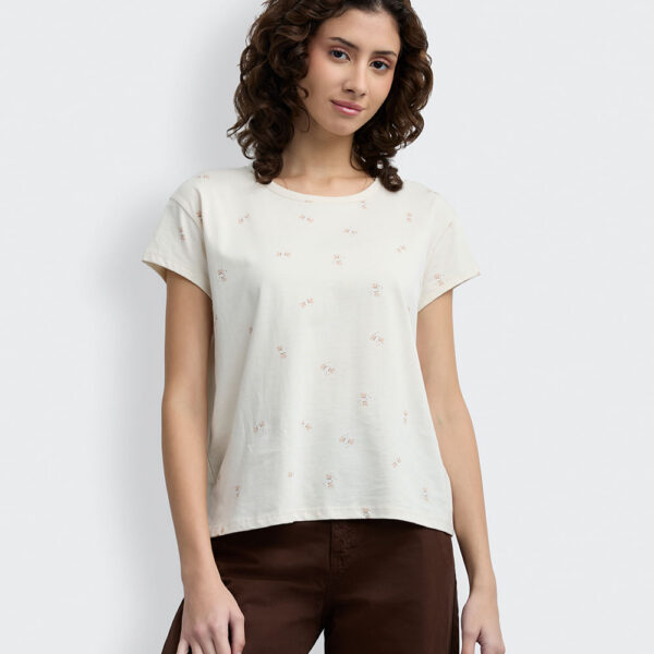 Polo Mujer Main Crema Pastel