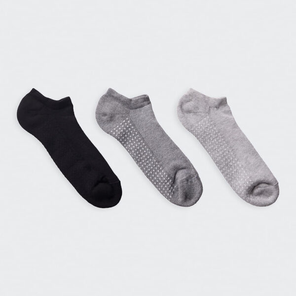 Calcetines Pack x 3 Mujer Mitzy Melange Oscuro/Negro/Melange