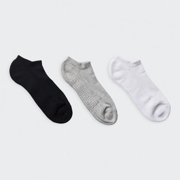 Calcetines Pack x 3 Mujer Mitzy Negro/Blanco/Gris