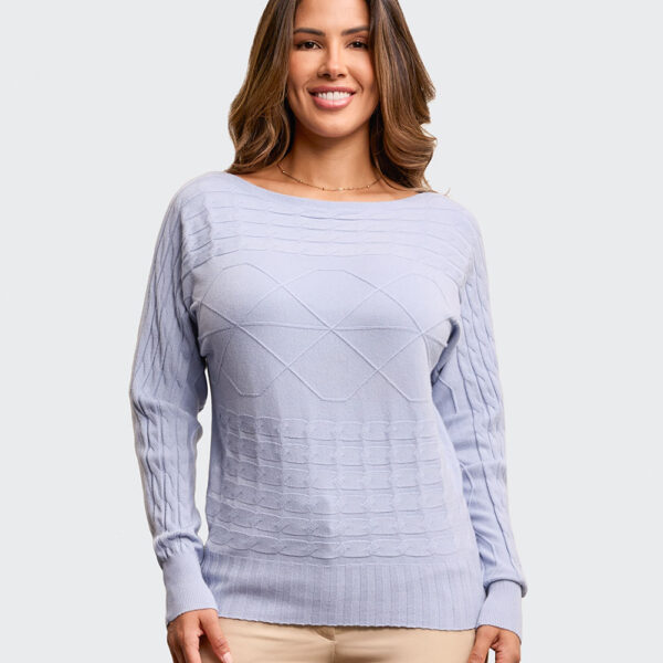Chompa Mujer Ani Acero Bijou Poly