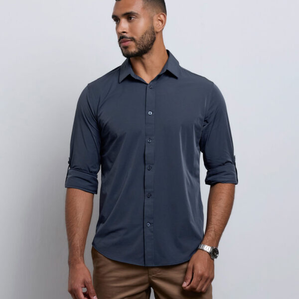Camisa Hombre Azur Azul Dutty