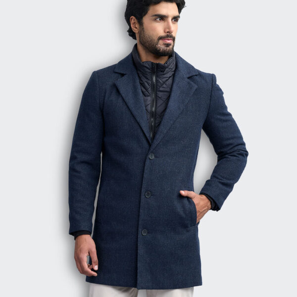 Abrigo Hombre Kent Azul Dutty