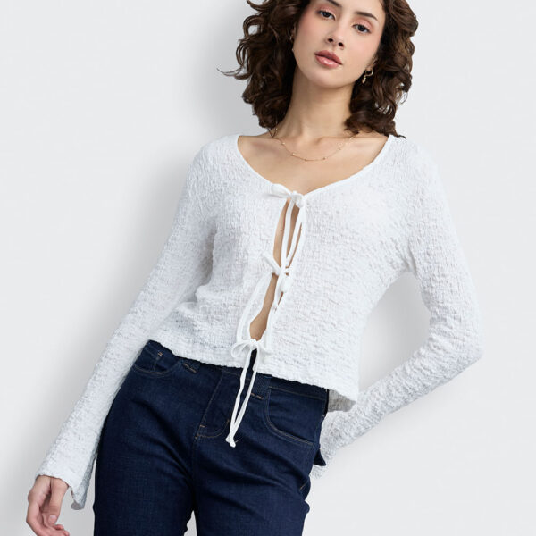 Blusa Mujer Aris Crema Pastel