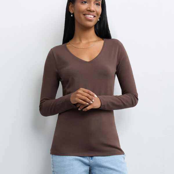 Polo Mujer Mariluna Core Marrón