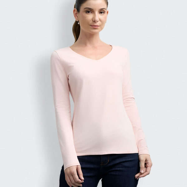 Polo Mujer Mariluna Core Rosado Strawberry