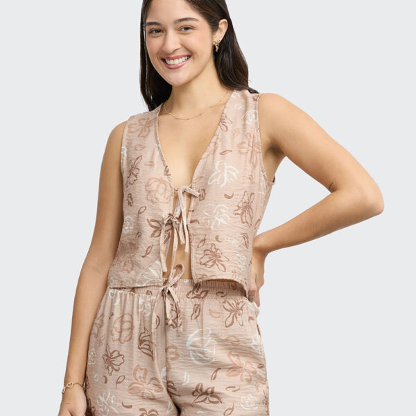 Top Mujer Mela Beige