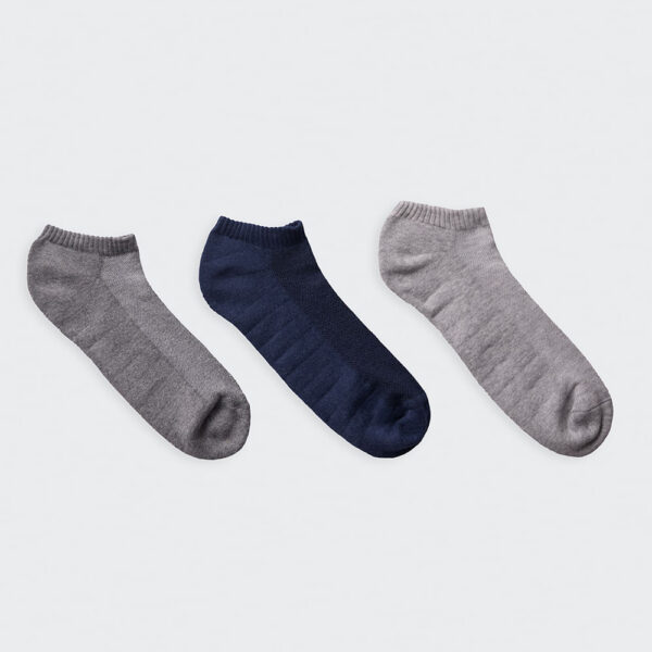 Calcetines Pack x 3 Hombre Mitzo Azul/Melange/Melange Oscuro