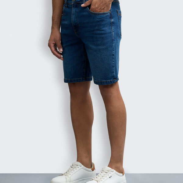 Bermuda Denim Hombre Arthur Smock Blue