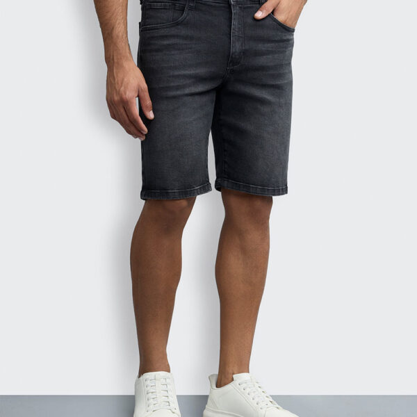 Bermuda Denim Hombre Konnor Stone Black