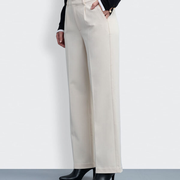 Pantalón Mujer Neith Crema Pastel