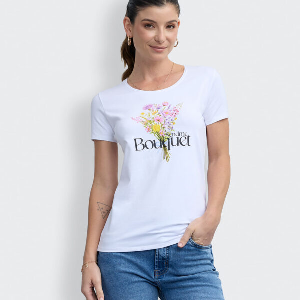 Polo Mujer Romina Blanco Optico