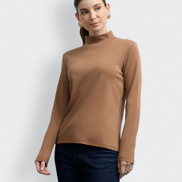 Polo Mujer Isabela Marron Bellota
