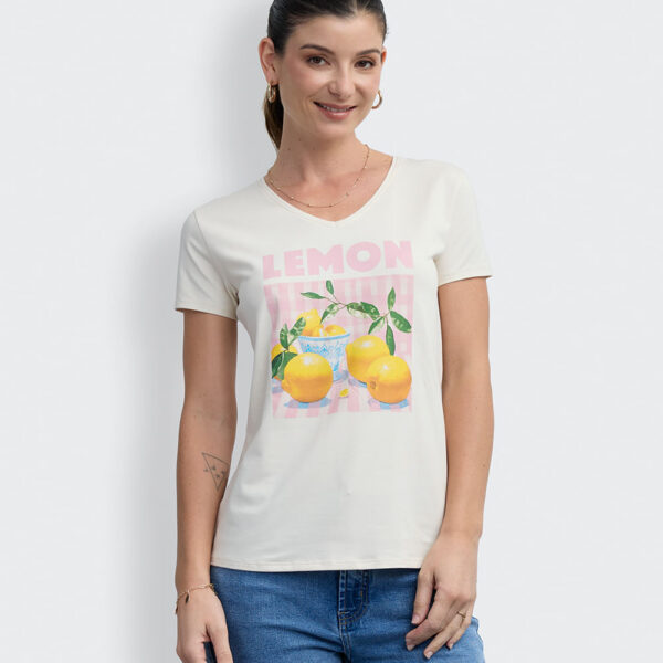Polo Mujer Romelia Crema Pastel