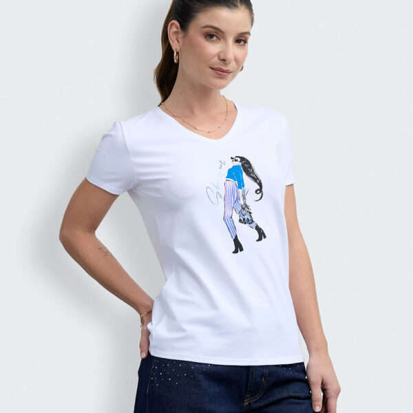 Polo Mujer Romelia Blanco Optico