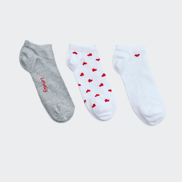 Calcetines Pack x 3 Mujer Briana Coco/Coco/Melange
