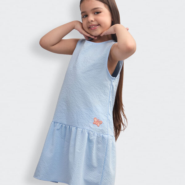 Vestido Niña Viviana Celeste