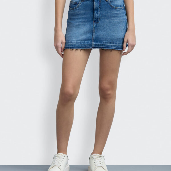 Falda Short Mujer Jesi Medium Wash